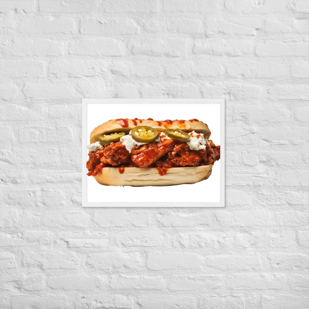 Nashville Hot Chicken Framed poster 🤤 from Yumify.AI