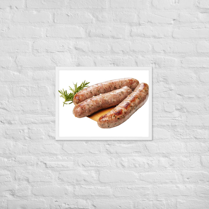 Veal Sausage Delight Framed poster 🤤 from Yumify.AI