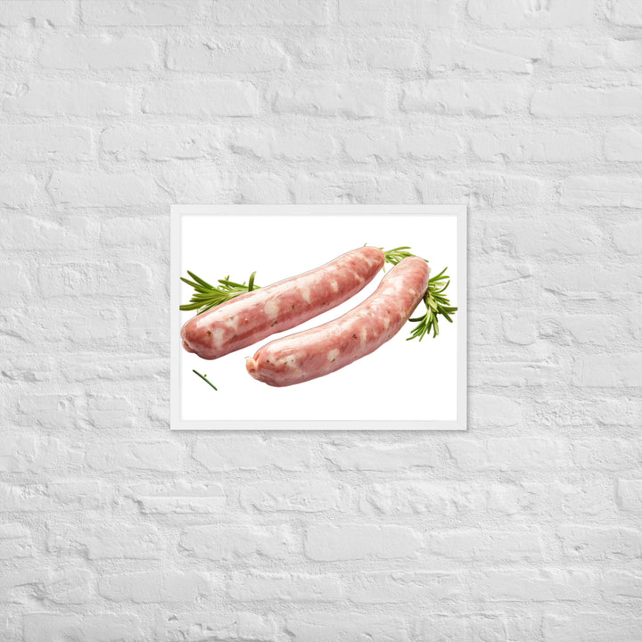 Veal Sausage Delight Framed poster 🤤 from Yumify.AI