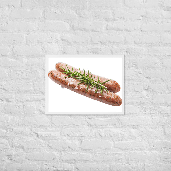 Lamb Sausage Framed poster 🤤 from Yumify.AI