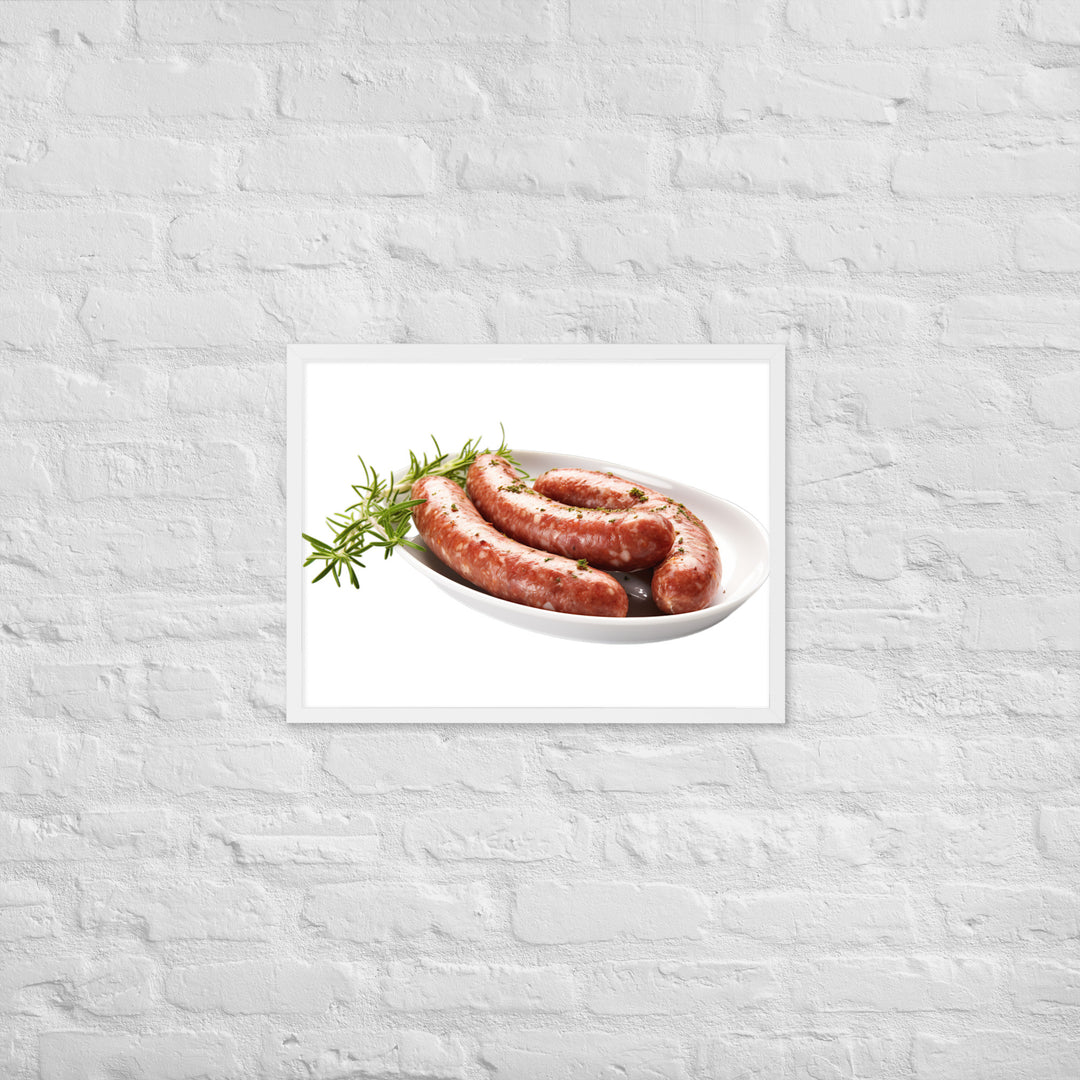 Lamb Sausage Framed poster 🤤 from Yumify.AI