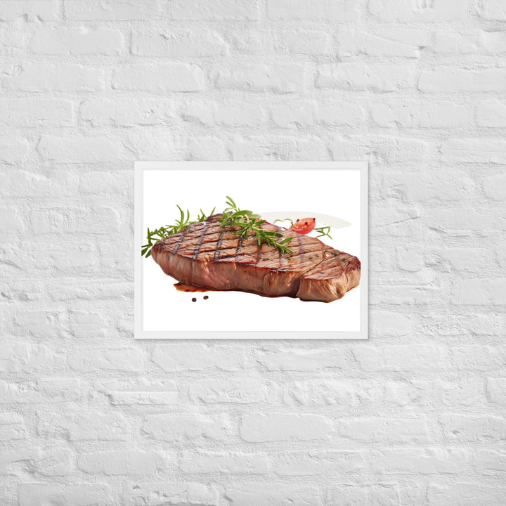 Sirloin Steak Framed poster 🤤 from Yumify.AI