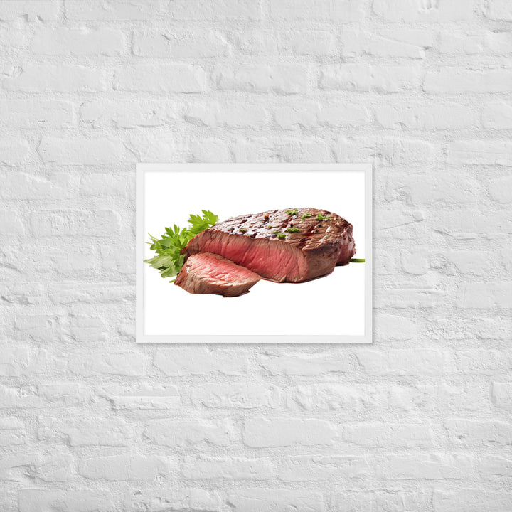 Sirloin Steak Framed poster 🤤 from Yumify.AI