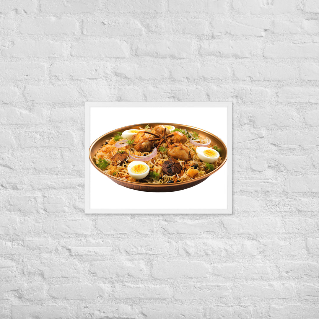 Hyderabadi Biryani Masterpiece Framed poster 🤤 from Yumify.AI