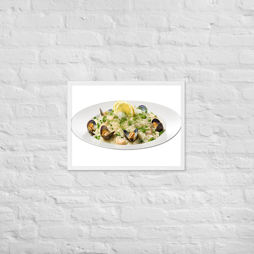 Seafood Risotto Framed poster 🤤 from Yumify.AI