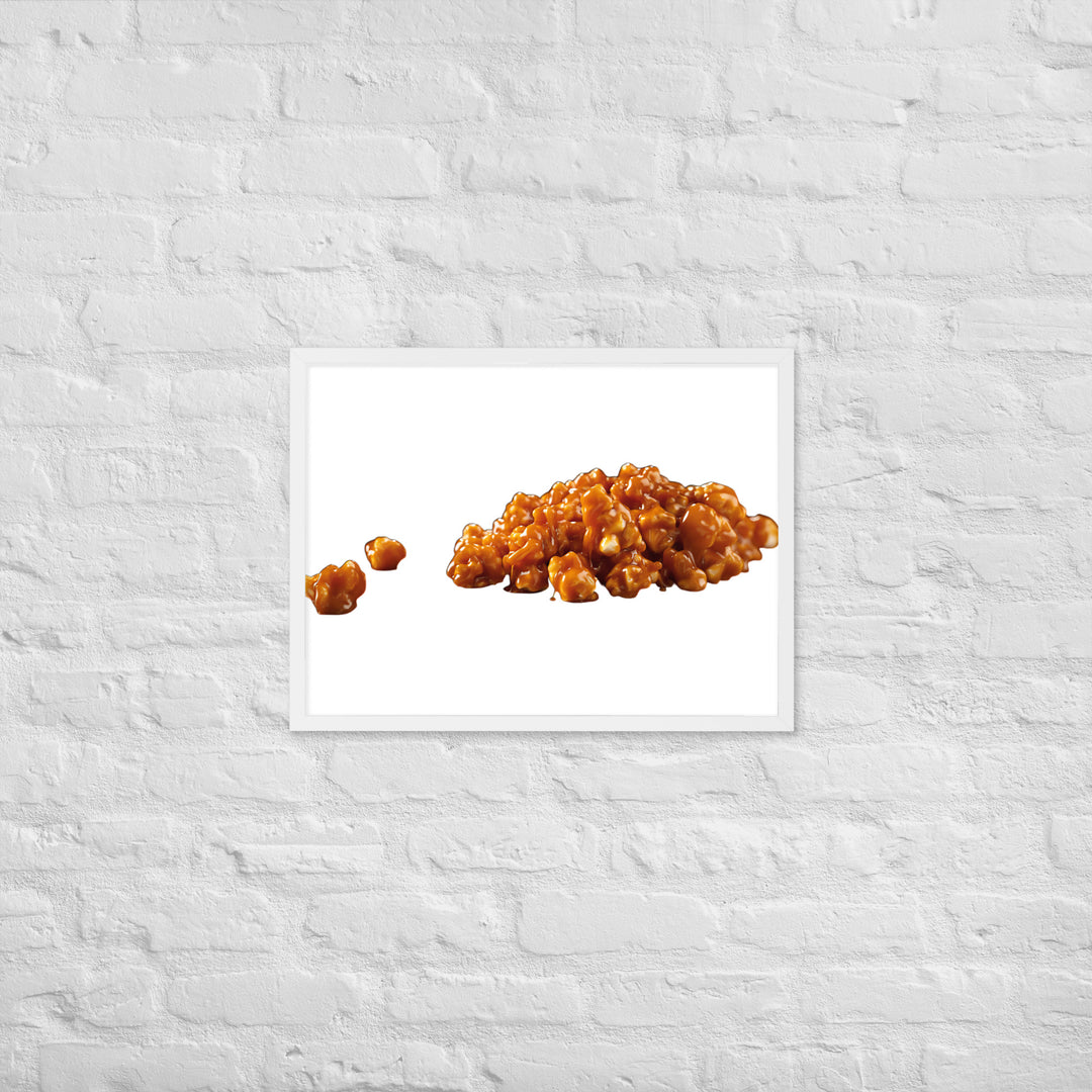 Caramel Coated Popcorn Framed poster 🤤 from Yumify.AI