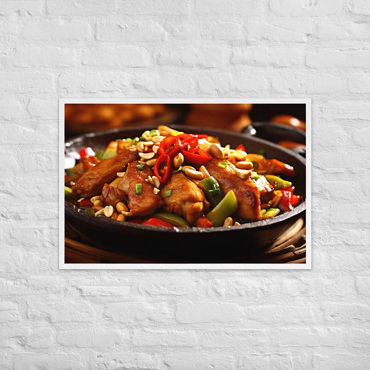 Kung Pao Chicken Framed poster 🤤 from Yumify.AI