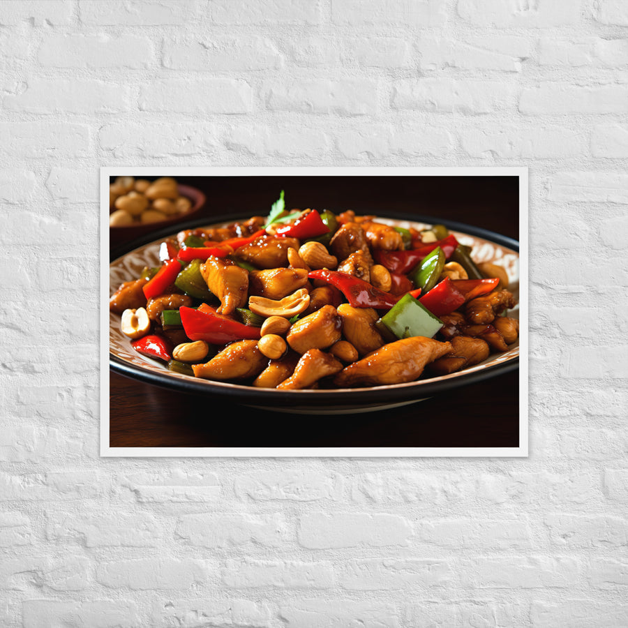 Kung Pao Chicken Framed poster 🤤 from Yumify.AI