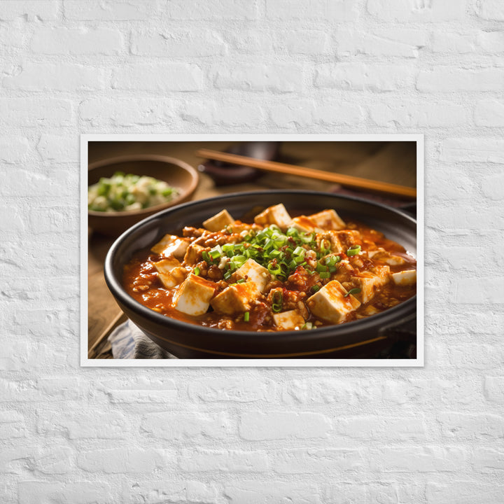 Mapo Tofu Framed poster 🤤 from Yumify.AI