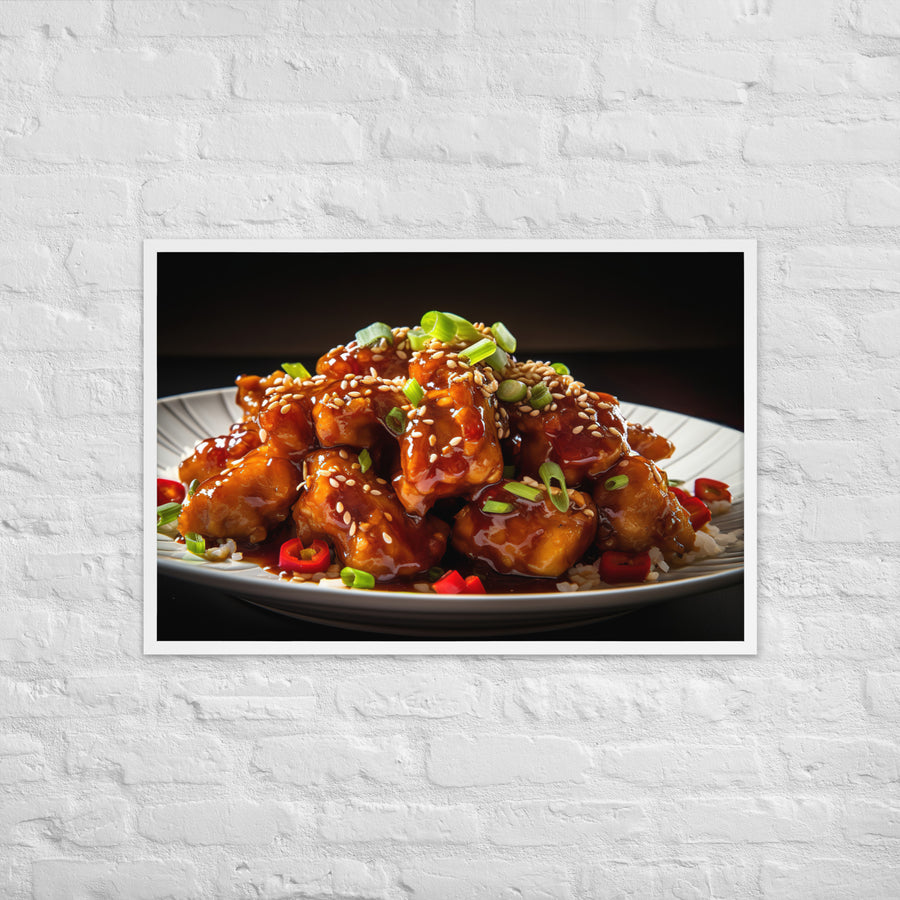 General Tso's Chicken Framed poster 🤤 from Yumify.AI