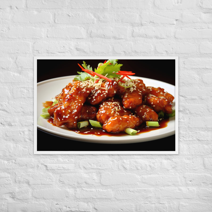 General Tso's Chicken Framed poster 🤤 from Yumify.AI