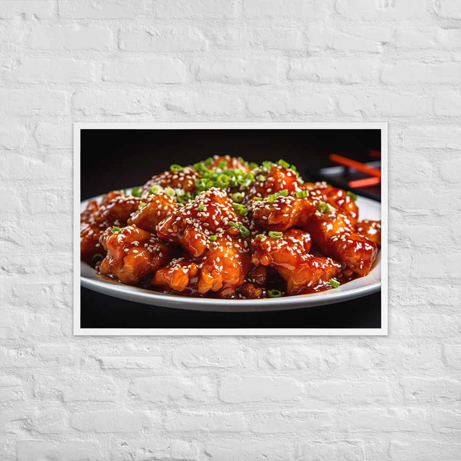 General Tso's Chicken Framed poster 🤤 from Yumify.AI