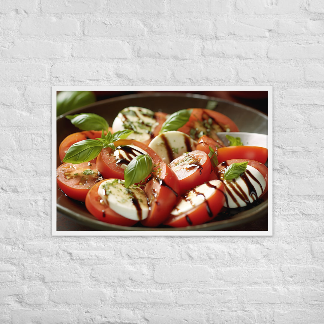 Caprese Salad Framed poster 🤤 from Yumify.AI