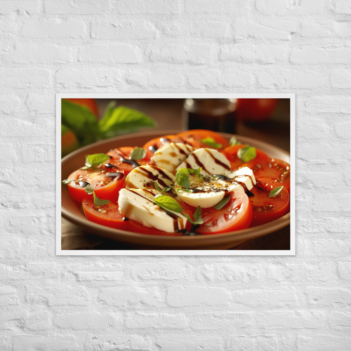 Caprese Salad Framed poster 🤤 from Yumify.AI