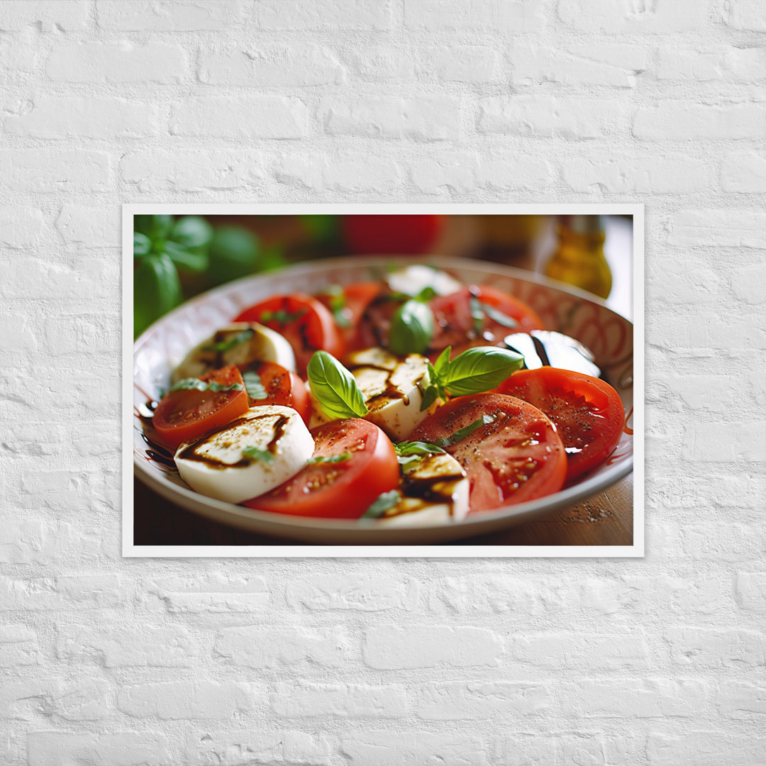 Caprese Salad Framed poster 🤤 from Yumify.AI