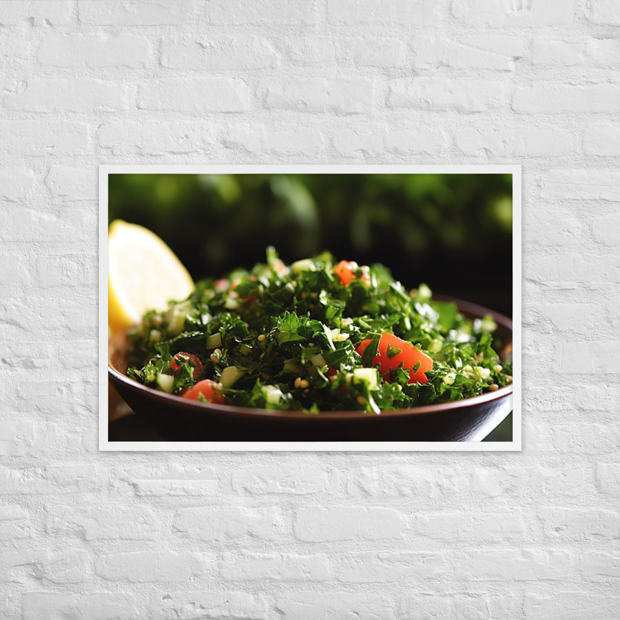 Tabbouleh Framed poster 🤤 from Yumify.AI