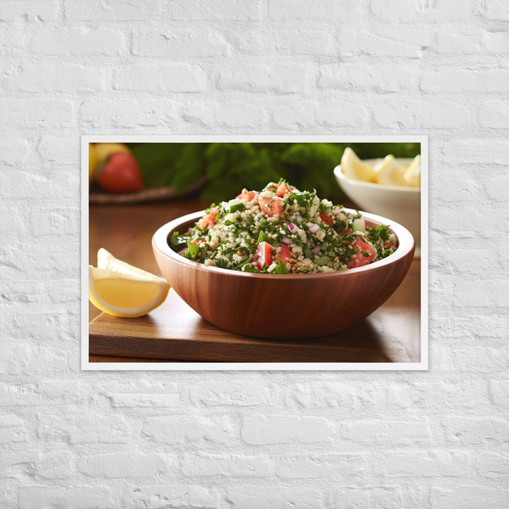 Tabbouleh Framed poster 🤤 from Yumify.AI