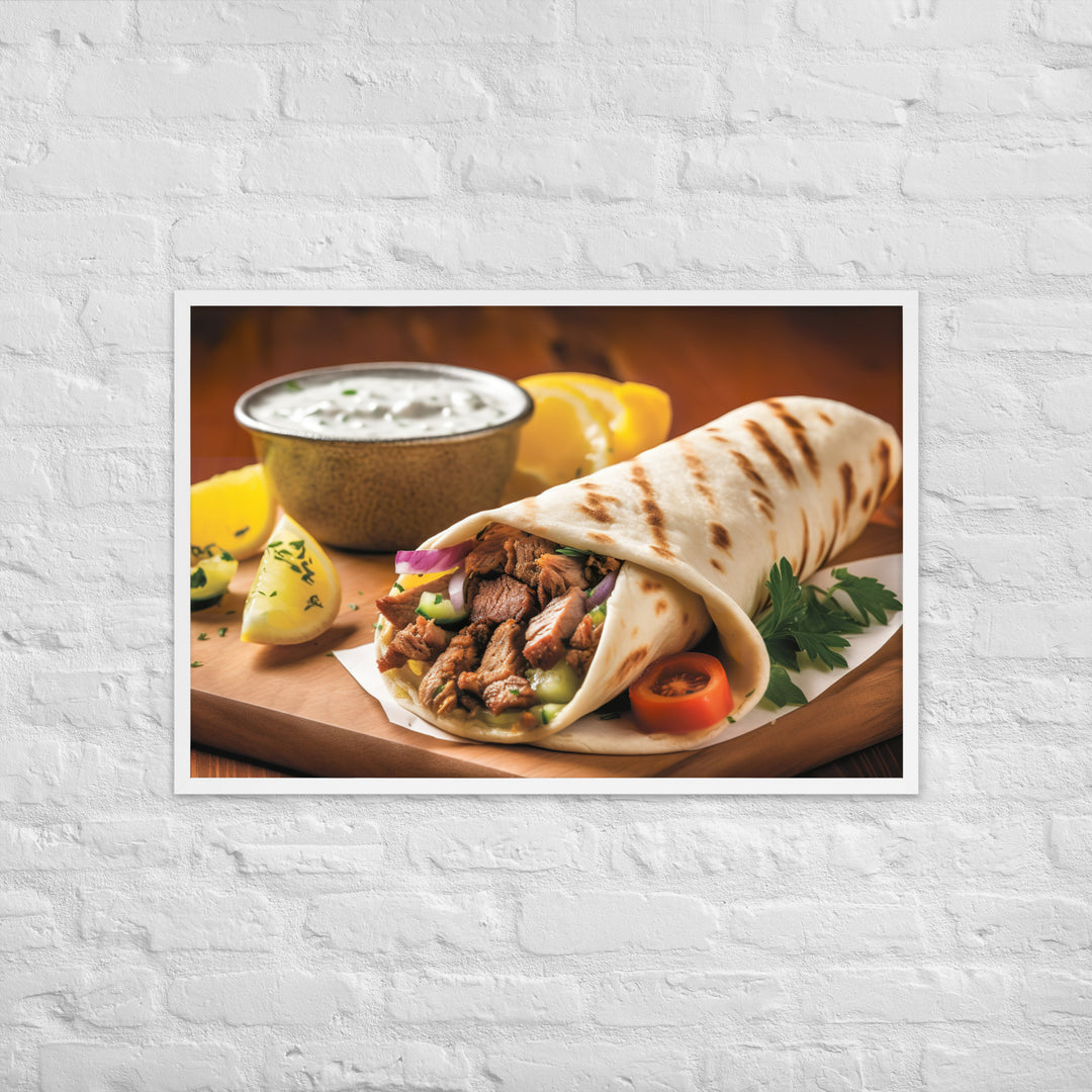 Shawarma Framed poster 🤤 from Yumify.AI