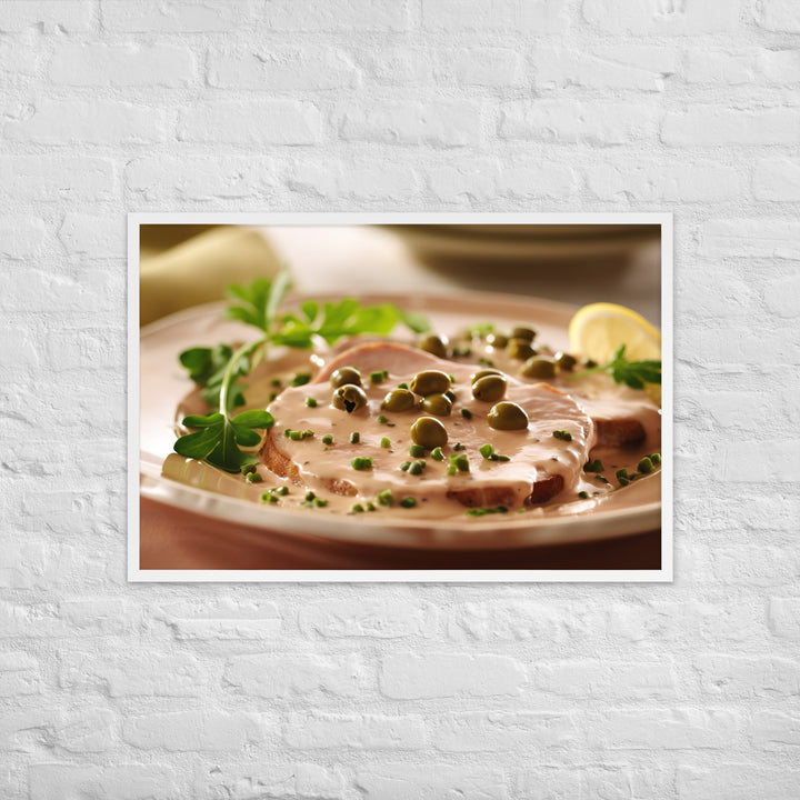 Vitello Tonnato Framed poster 🤤 from Yumify.AI