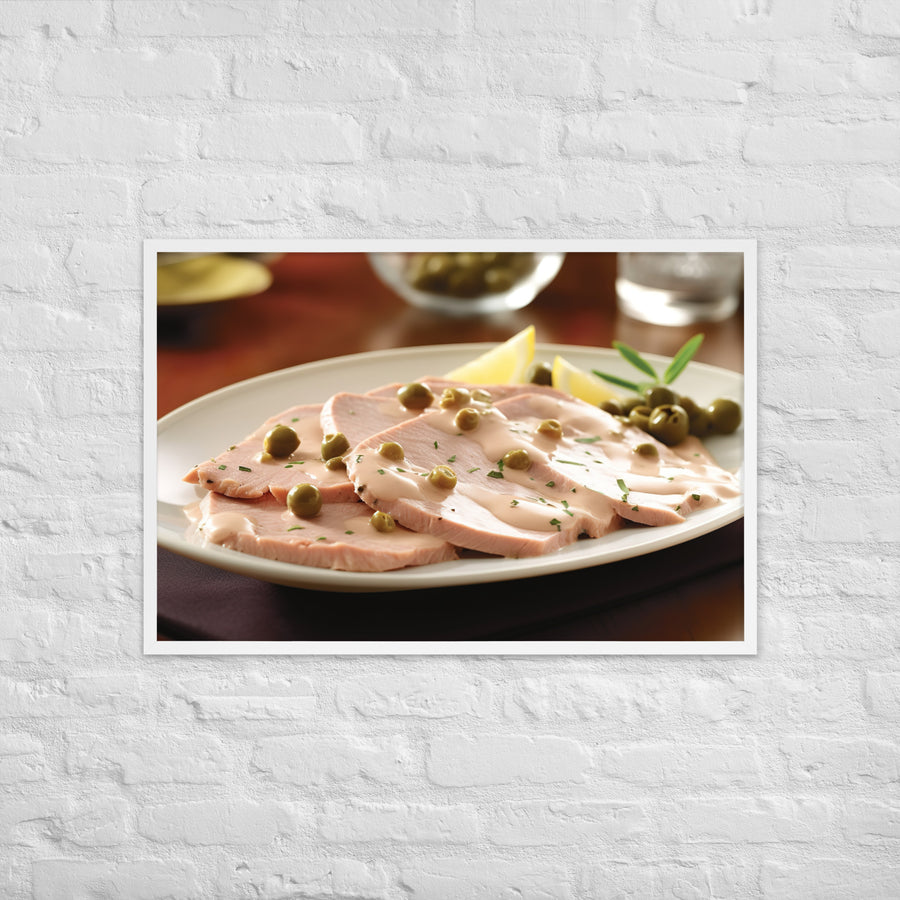 Vitello Tonnato Framed poster 🤤 from Yumify.AI