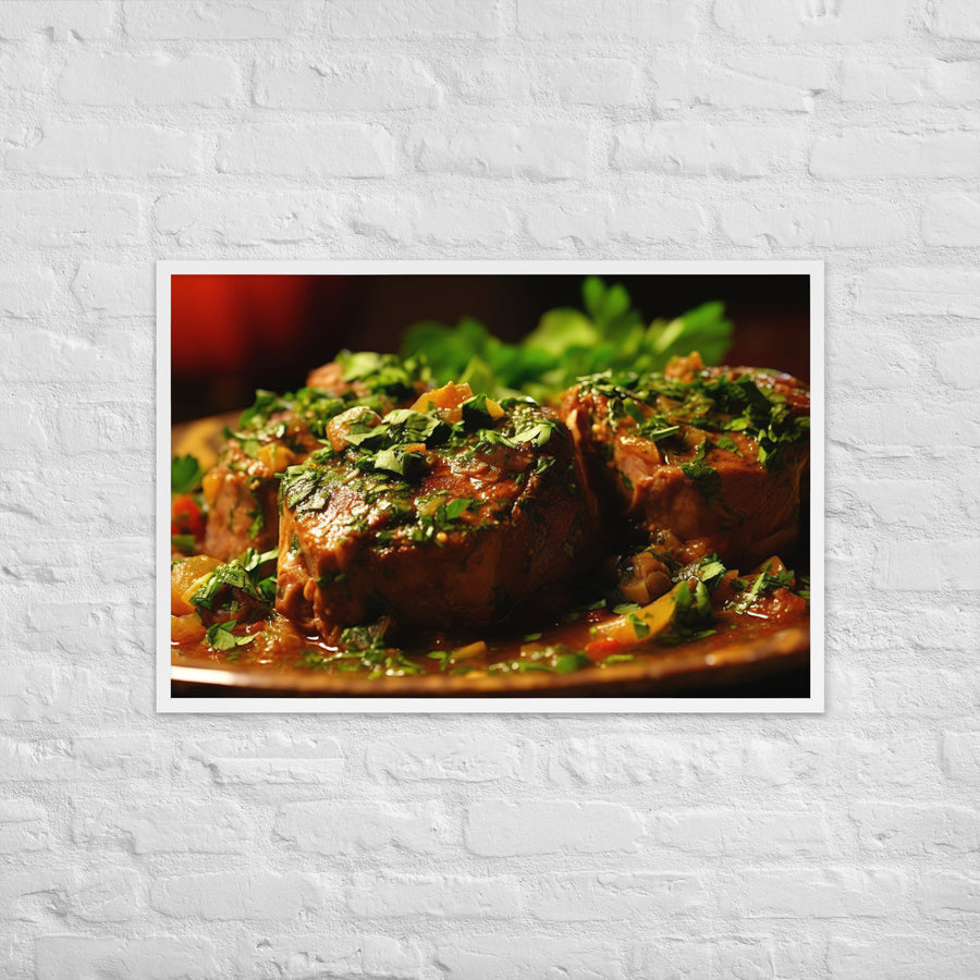 Osso Buco Framed poster 🤤 from Yumify.AI