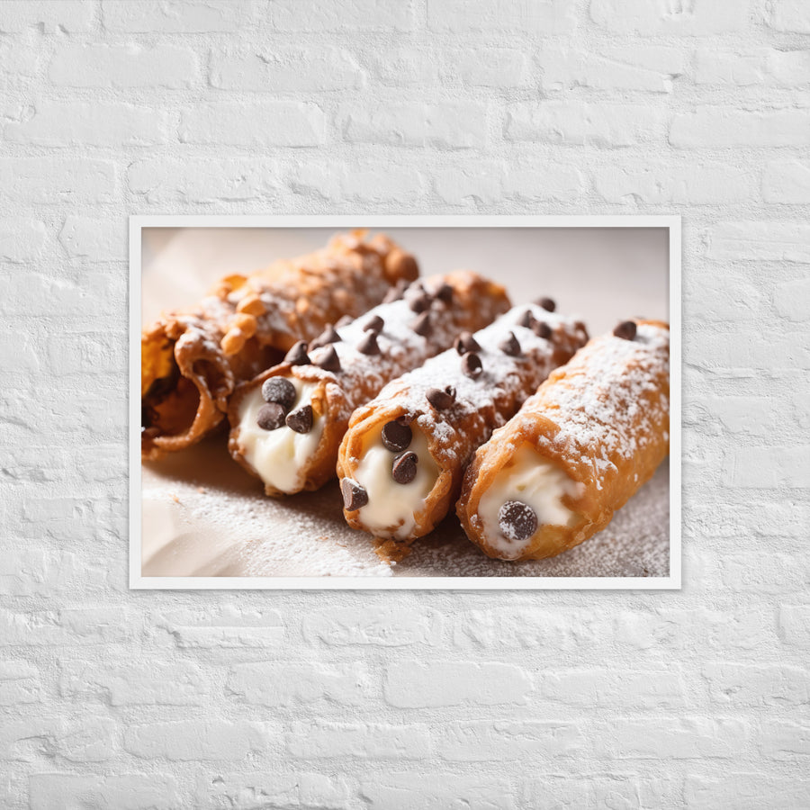 Cannoli Framed poster 🤤 from Yumify.AI