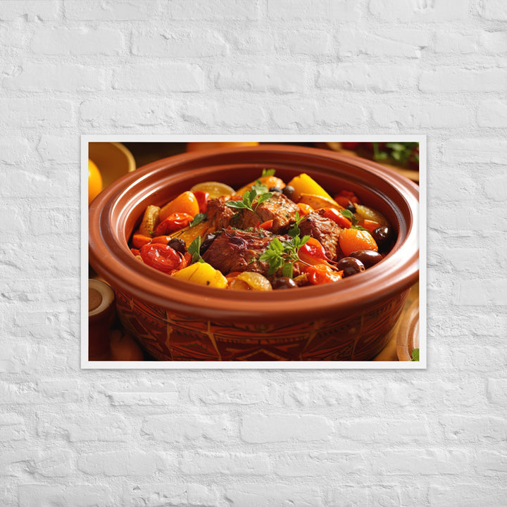 Lamb Tagine Framed poster 🤤 from Yumify.AI