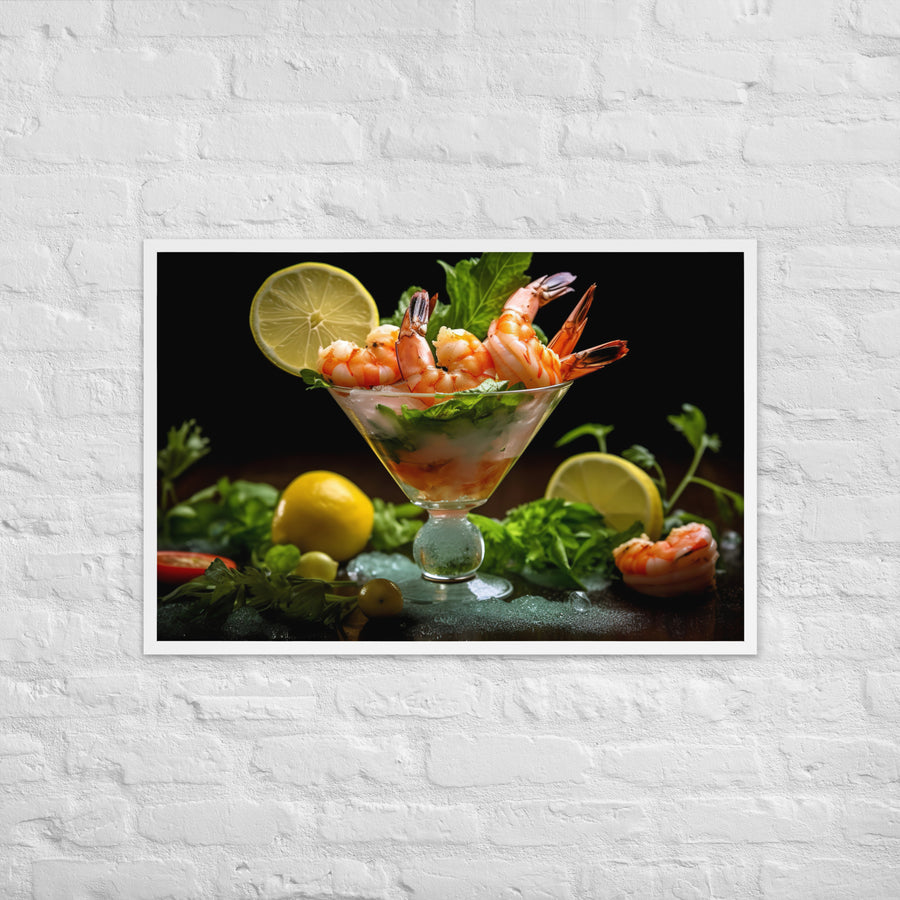 Prawn Cocktail Framed poster 🤤 from Yumify.AI