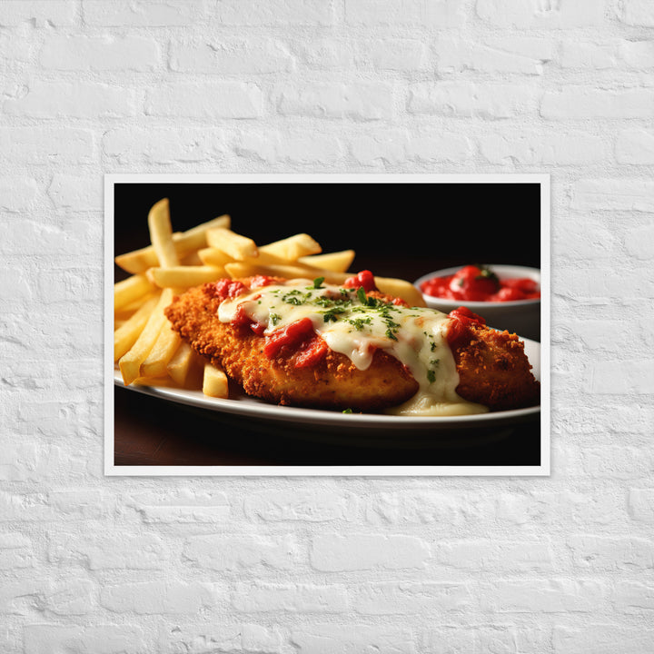 Chicken Parmigiana Framed poster 🤤 from Yumify.AI