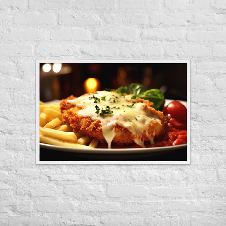 Chicken Parmigiana Framed poster 🤤 from Yumify.AI