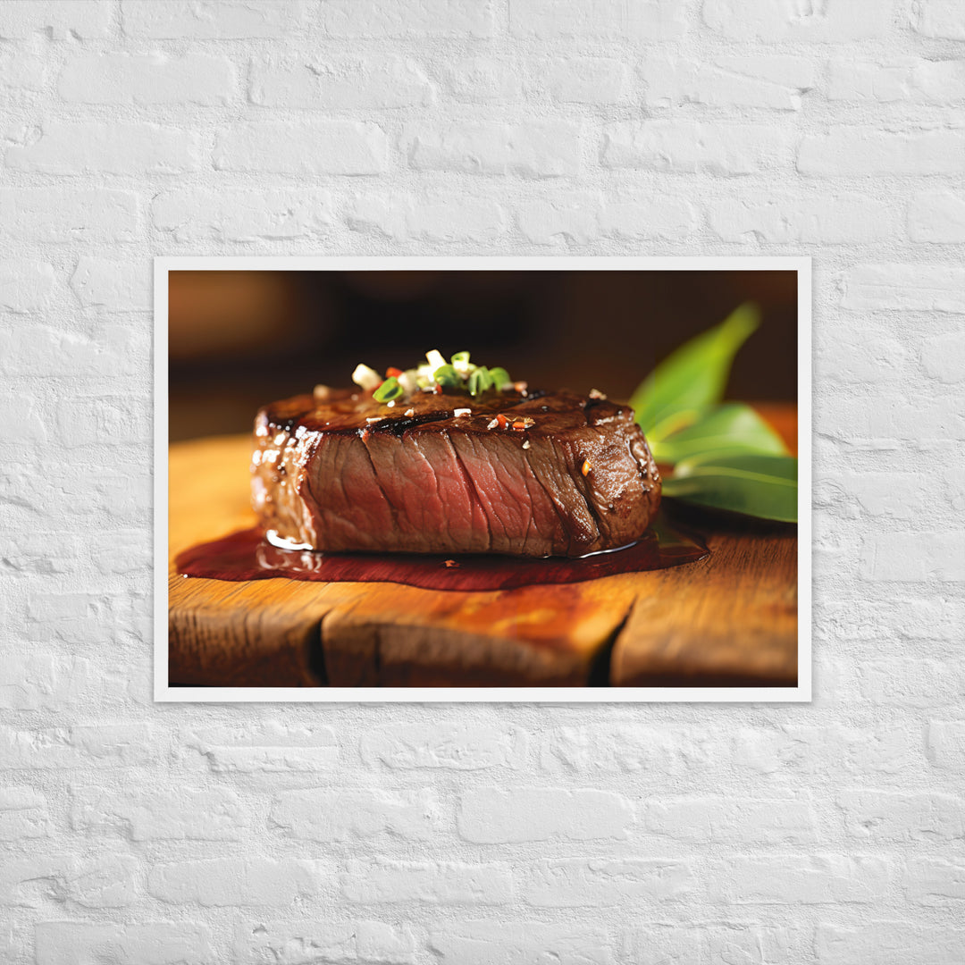 Kangaroo Fillet Framed poster 🤤 from Yumify.AI