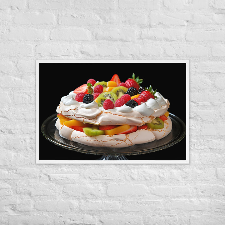 Pavlova Framed poster 🤤 from Yumify.AI