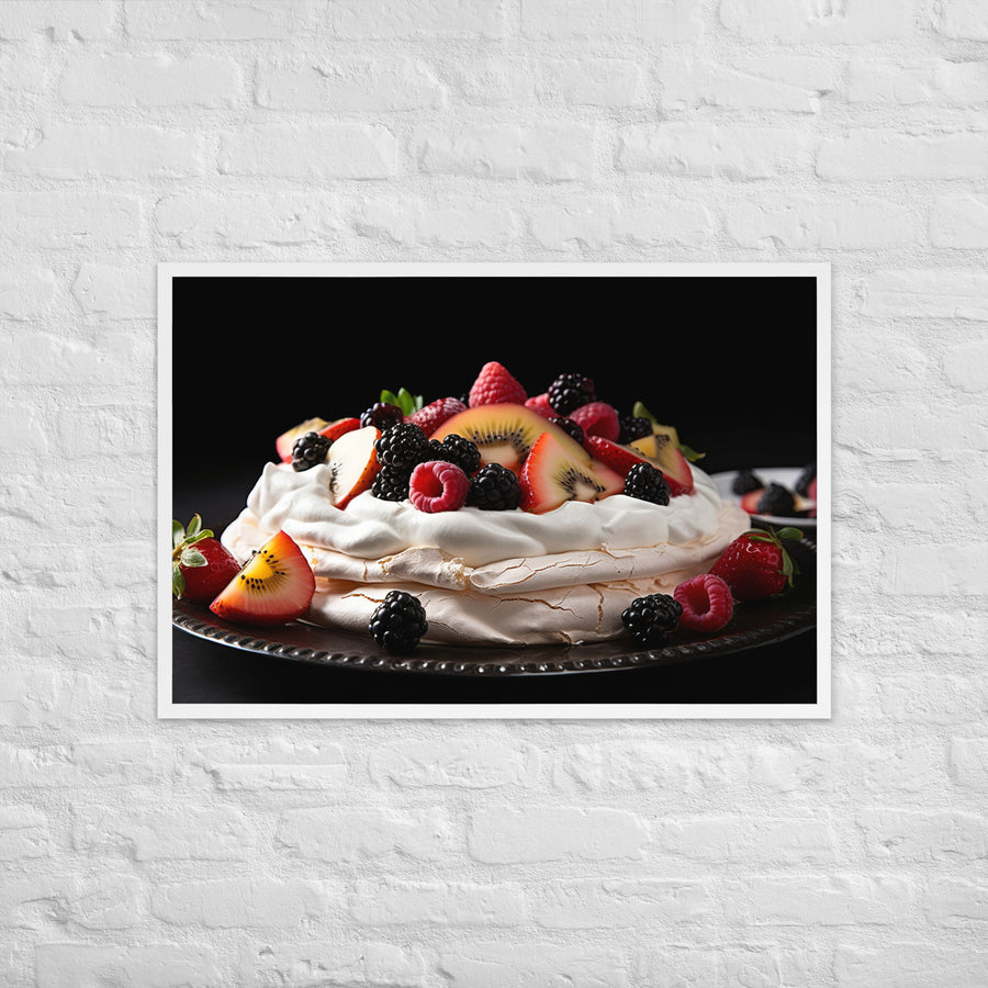 Pavlova Framed poster 🤤 from Yumify.AI