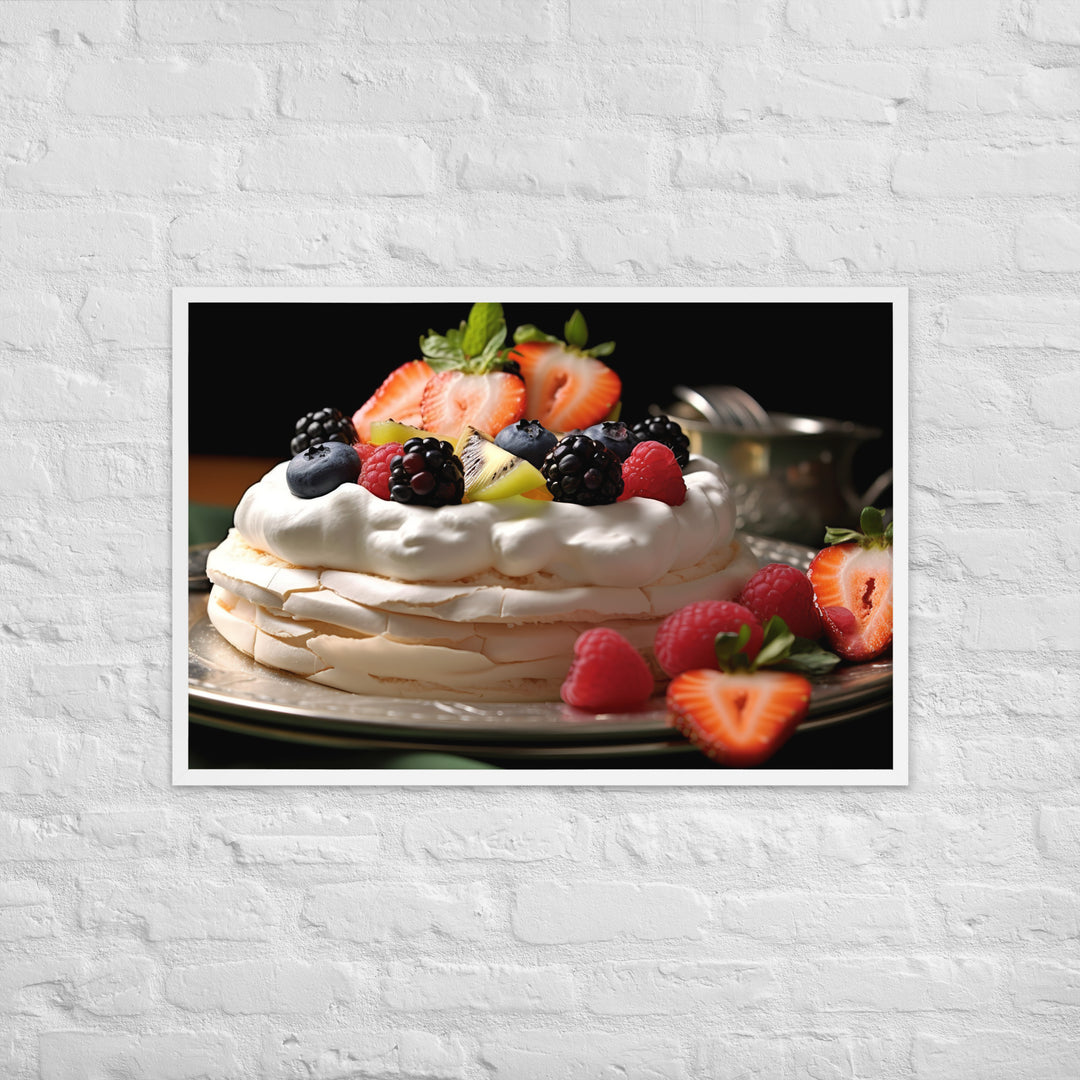 Pavlova Framed poster 🤤 from Yumify.AI