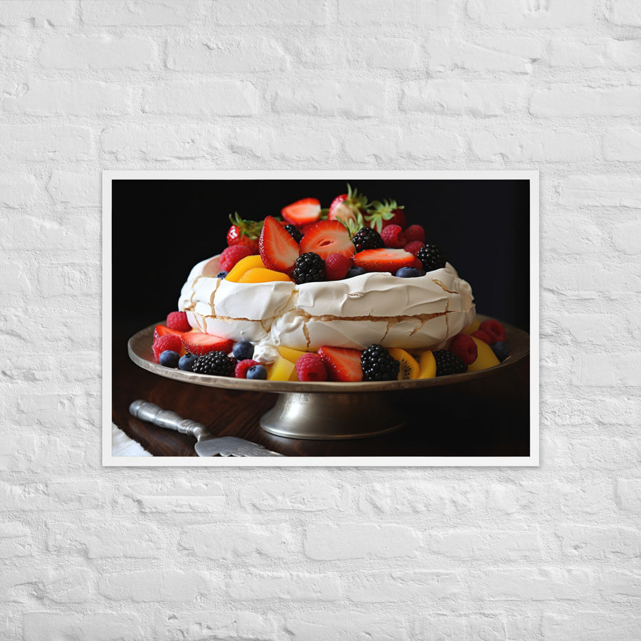 Pavlova Framed poster 🤤 from Yumify.AI