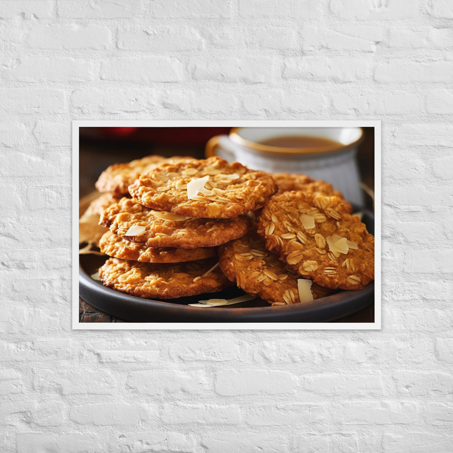 Anzac Biscuits Framed poster 🤤 from Yumify.AI