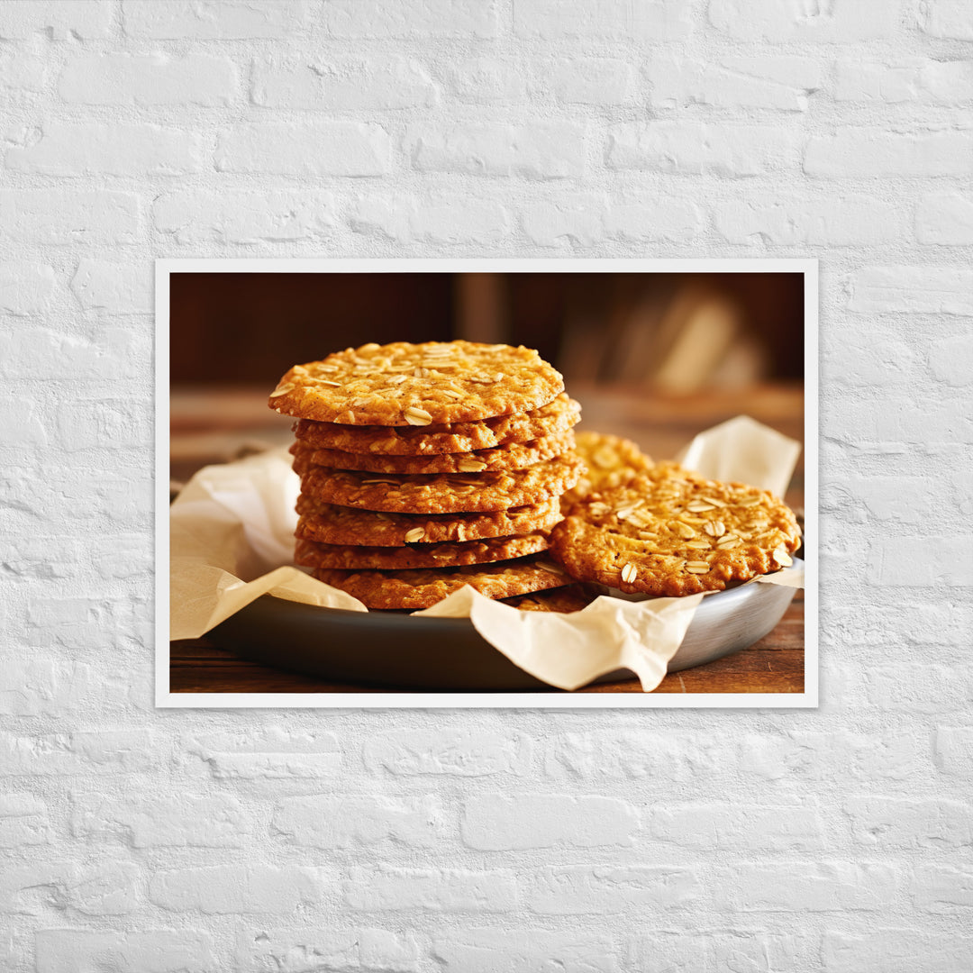 Anzac Biscuits Framed poster 🤤 from Yumify.AI