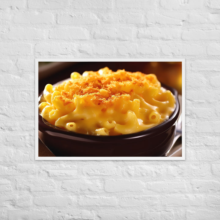 Macaroni and Cheese Framed poster 🤤 from Yumify.AI