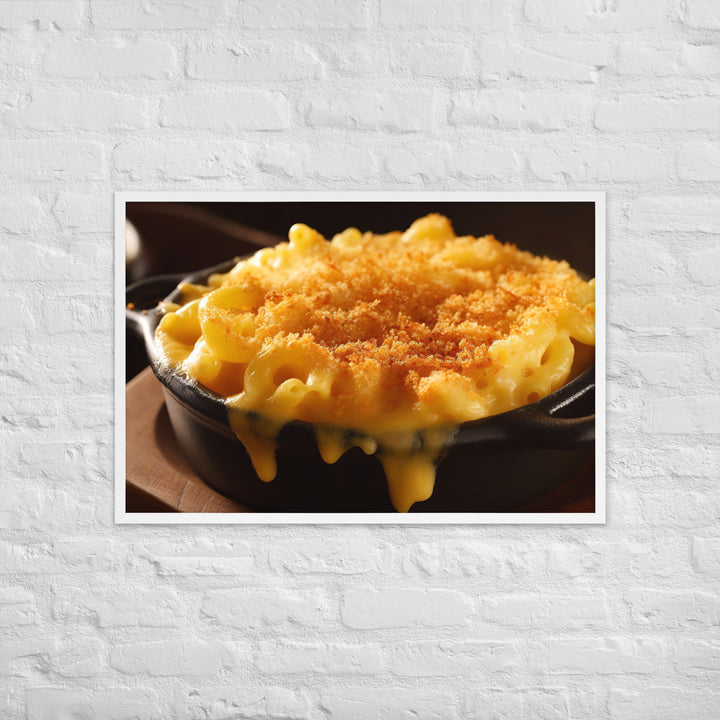 Macaroni and Cheese Framed poster 🤤 from Yumify.AI