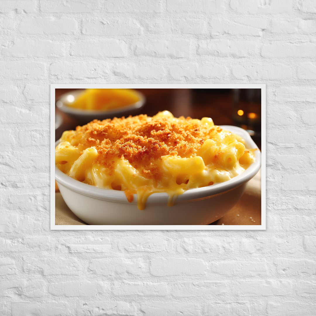 Macaroni and Cheese Framed poster 🤤 from Yumify.AI