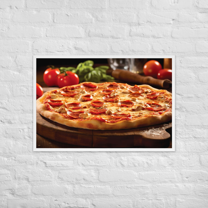 Pizza Framed poster 🤤 from Yumify.AI