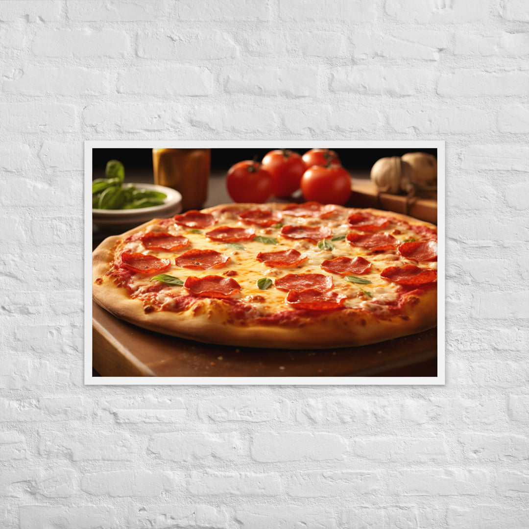 Pizza Framed poster 🤤 from Yumify.AI