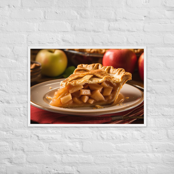 Apple Pie Framed poster 🤤 from Yumify.AI