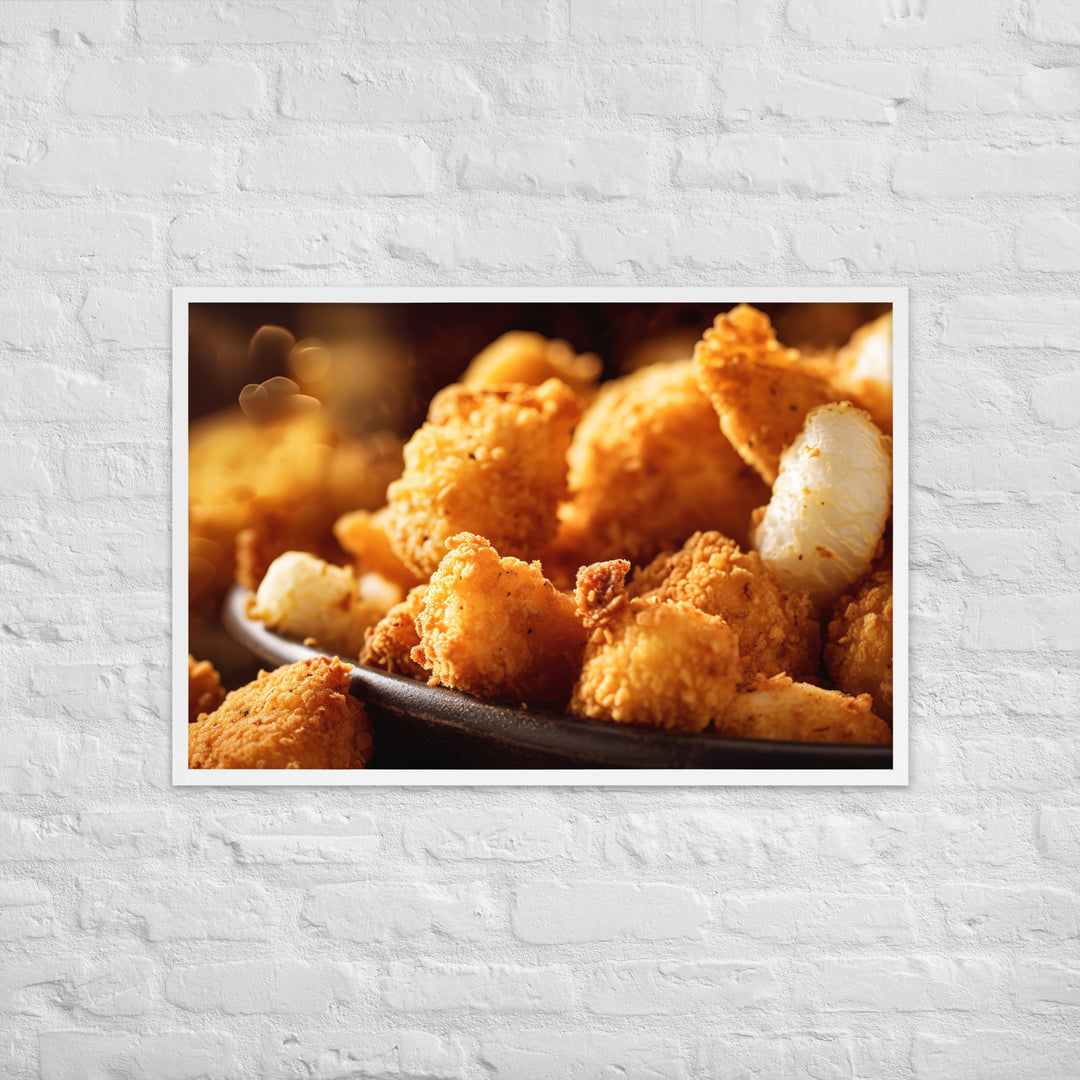 Popcorn Chicken Framed poster 🤤 from Yumify.AI