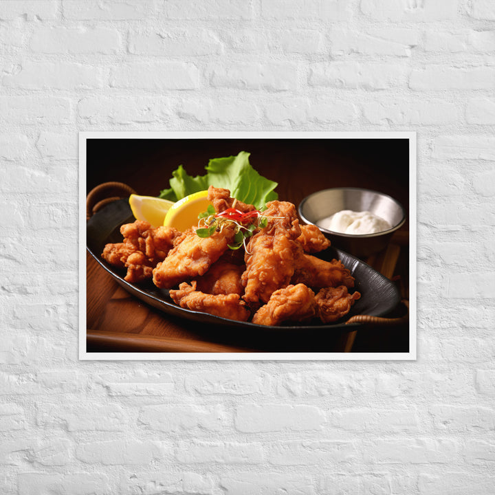 Japanese Karaage Framed poster 🤤 from Yumify.AI