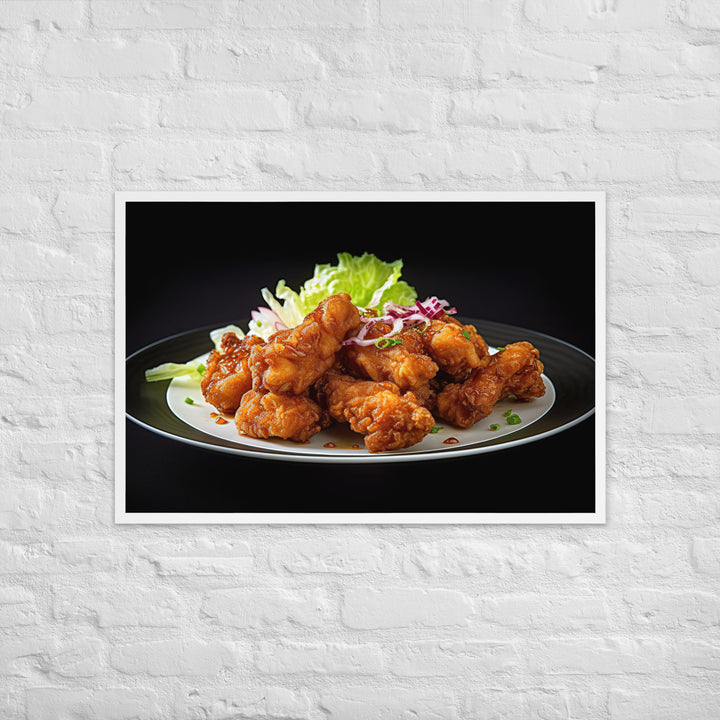 Japanese Karaage Framed poster 🤤 from Yumify.AI