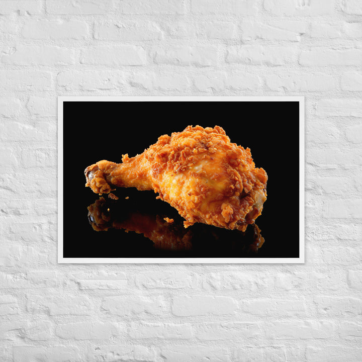 Buttermilk Fried Chicken Framed poster 🤤 from Yumify.AI