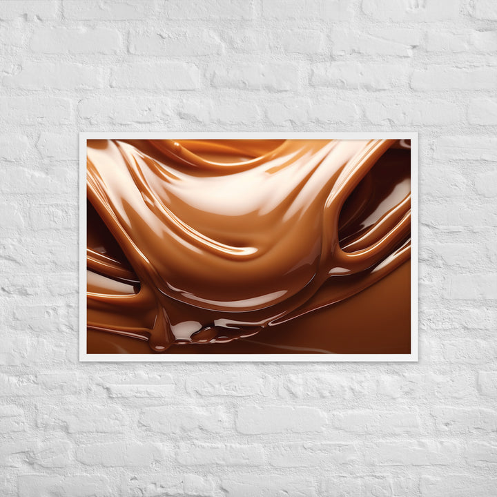 Milk Chocolate Framed poster 🤤 from Yumify.AI