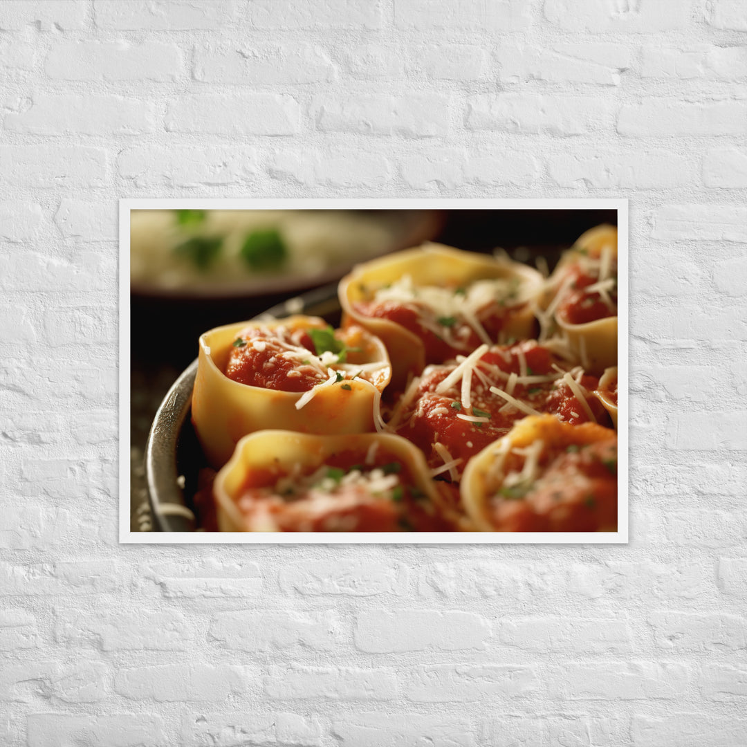 Tortellini Framed poster 🤤 from Yumify.AI