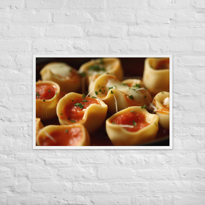 Tortellini Framed poster 🤤 from Yumify.AI